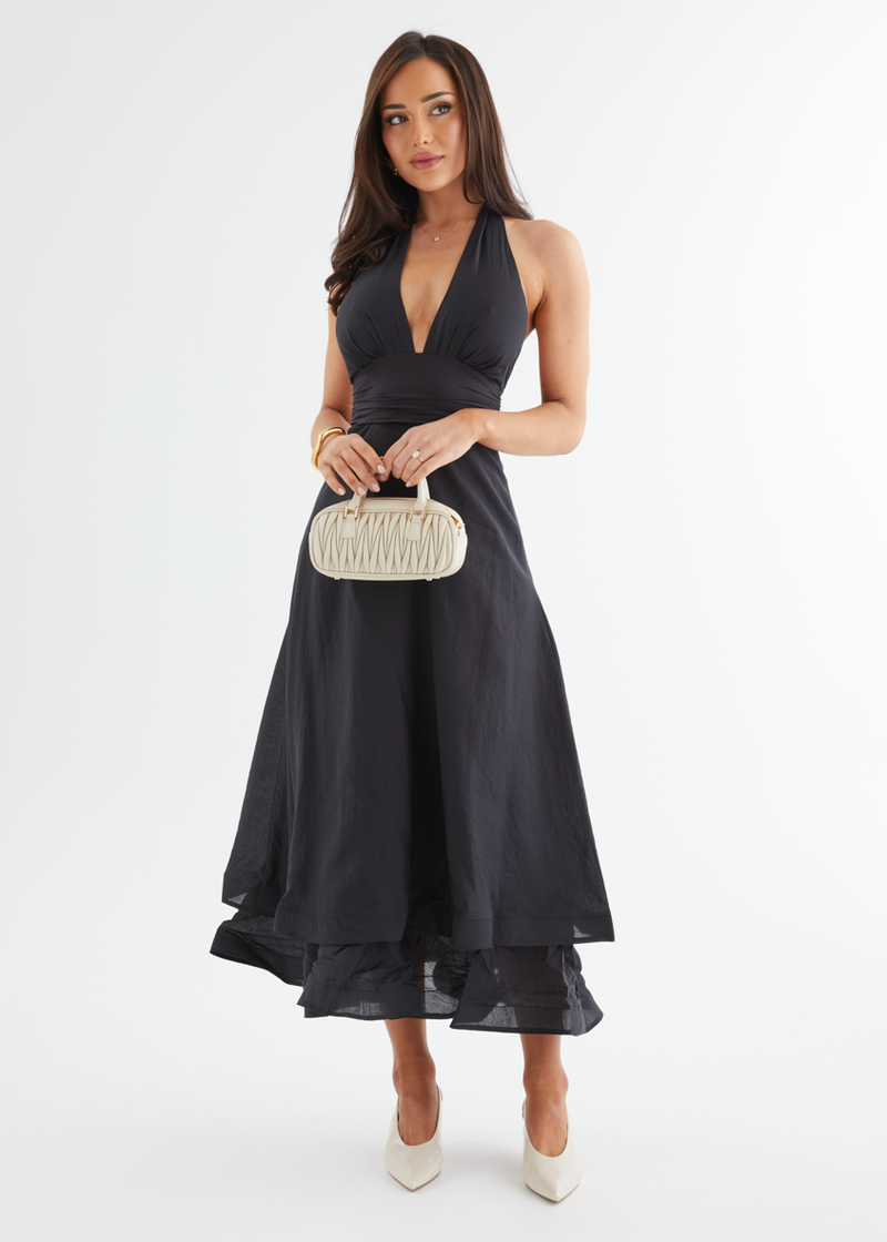 jaden halter midi dress Zayde Halter Midi Dress