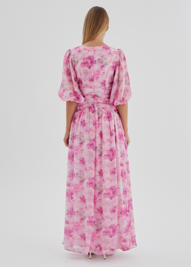 Aubree Maxi Dress - Watercolour Floral