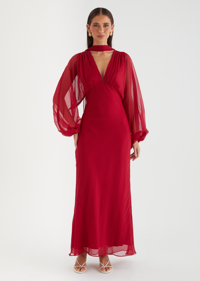 Rosabella Maxi Dress - Ruby