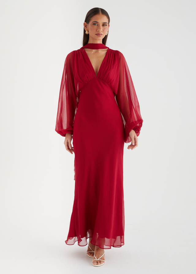 Rosabella Maxi Dress - Ruby