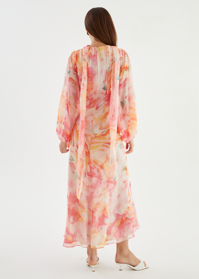 Mayflower Midi Dress - Ruby Splash