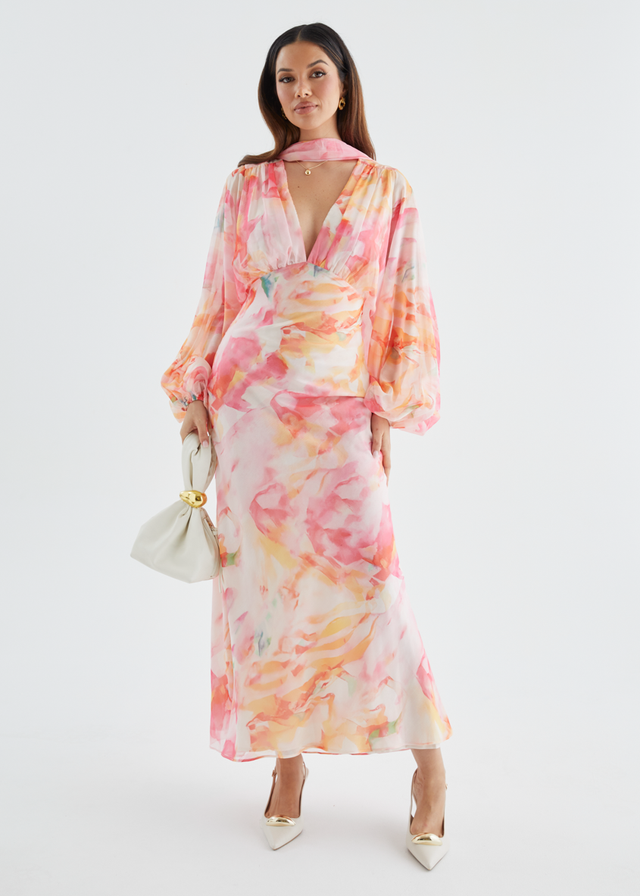 Mayflower Midi Dress - Ruby Splash