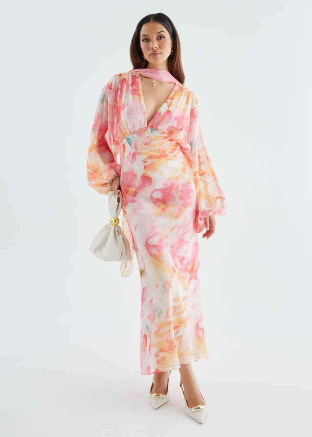 Mayflower Midi Dress - Ruby Splash