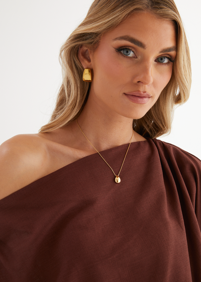 Mikah Earrings - Gold