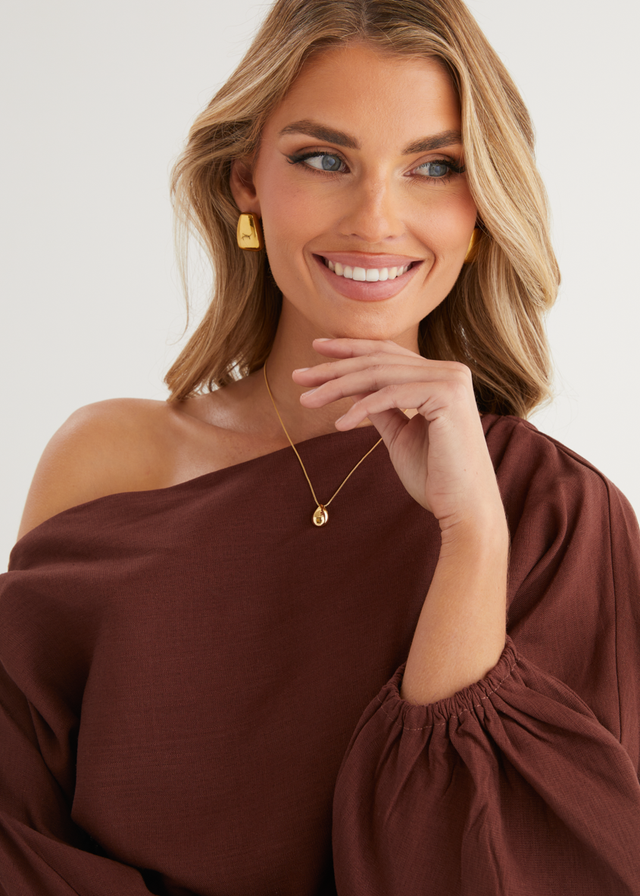 Mikah Earrings - Gold