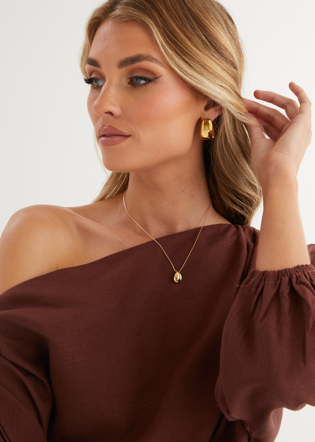 Mikah Earrings - Gold