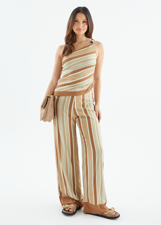 Geneva Set - Khaki Stripe