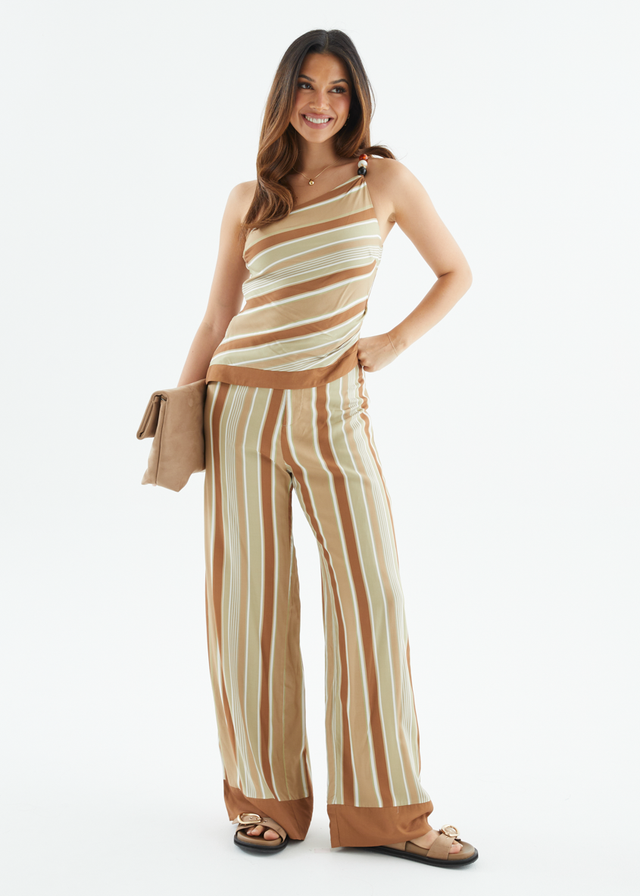 Geneva Set - Khaki Stripe