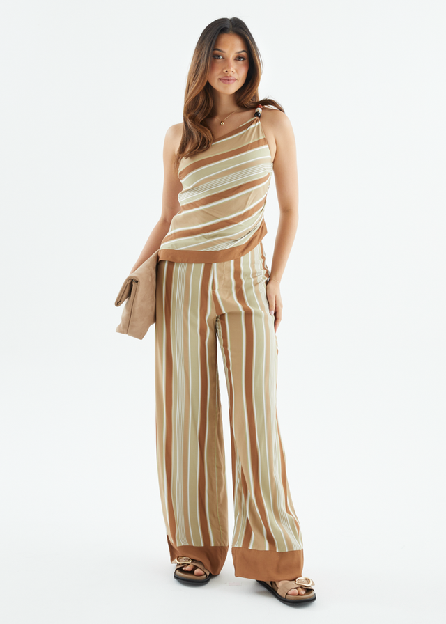 Geneva Set - Khaki Stripe