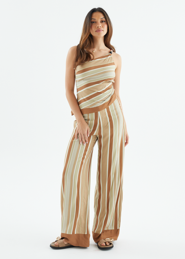 Geneva Set - Khaki Stripe