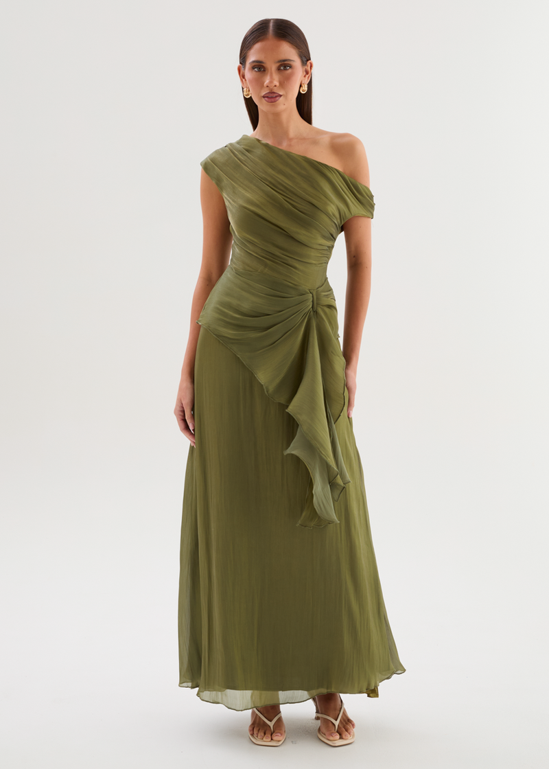 Green Wedding Guest Dresses  Gingham & Heels