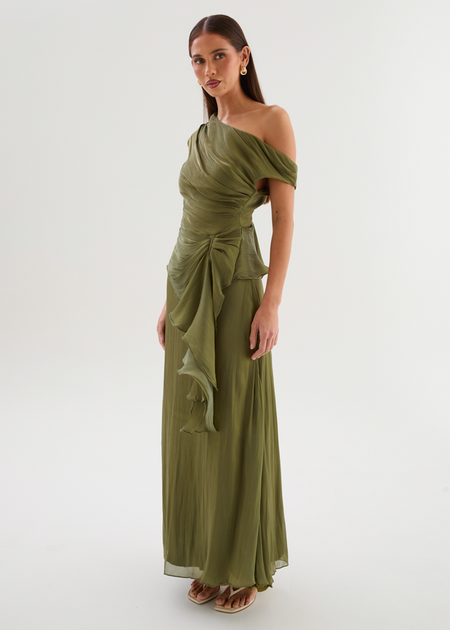 Aphrodite Set - Olive Organza