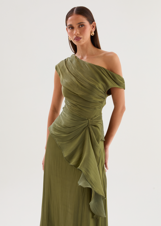 Aphrodite Set - Olive Organza