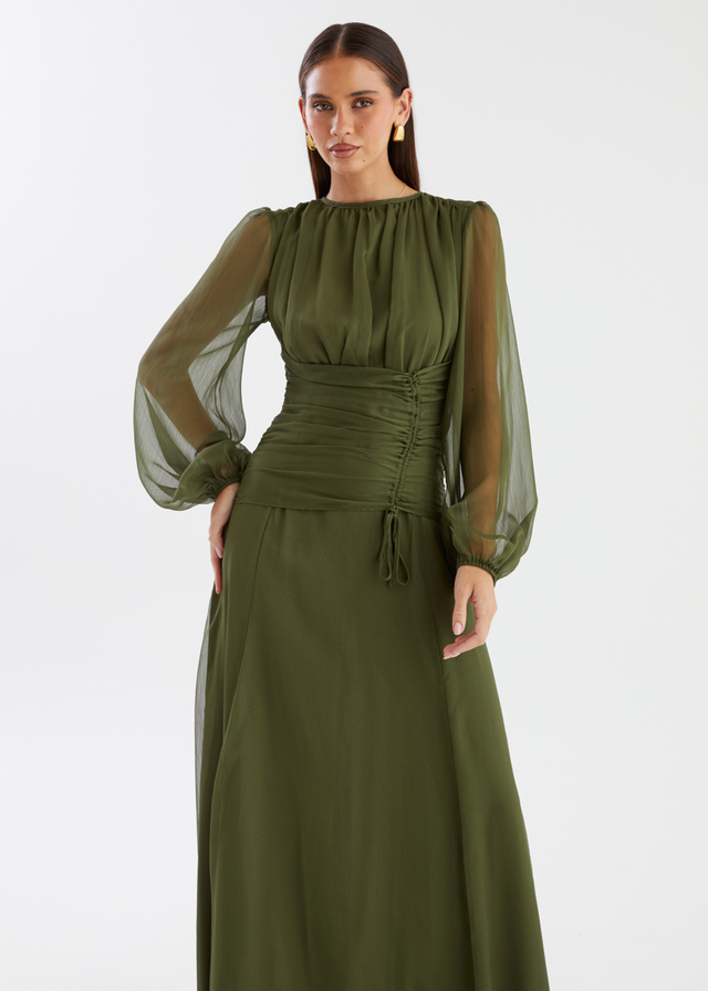 Starstruck Maxi Dress - Olive