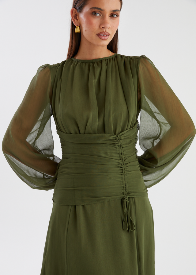 Starstruck Maxi Dress - Olive