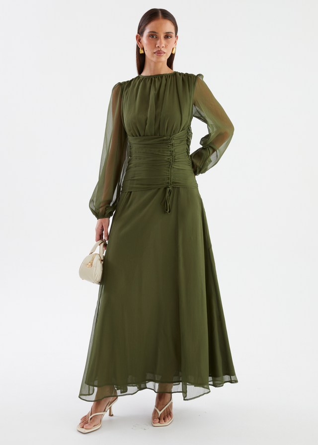 Starstruck Maxi Dress - Olive