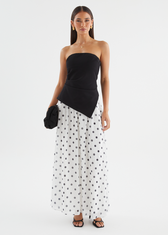 Kourtney Set - Black Polka