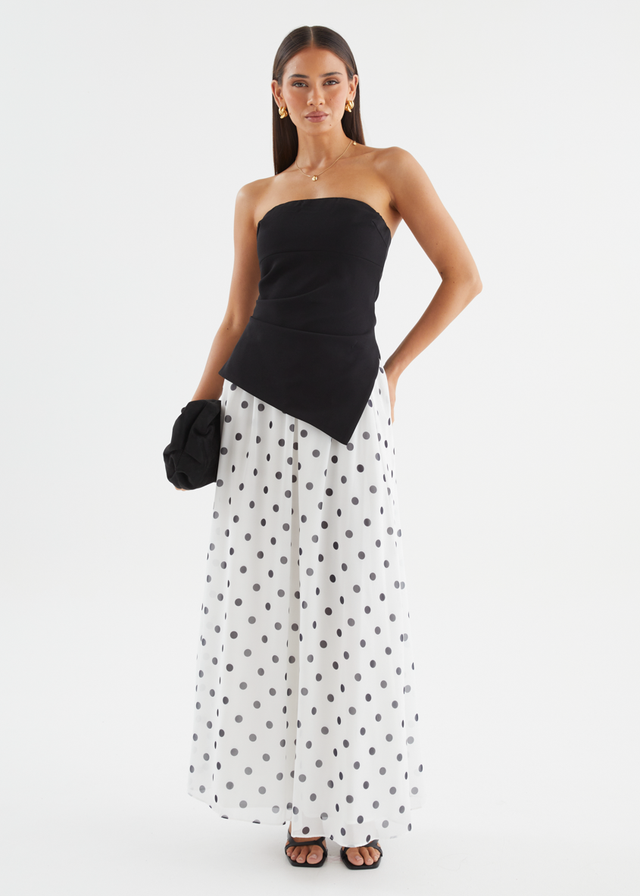 Kourtney Set - Black Polka