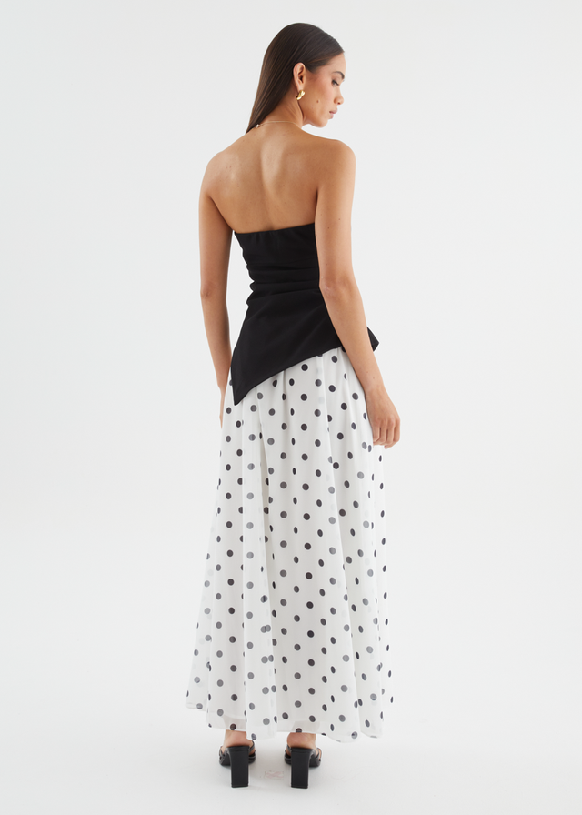 Kourtney Set - Black Polka