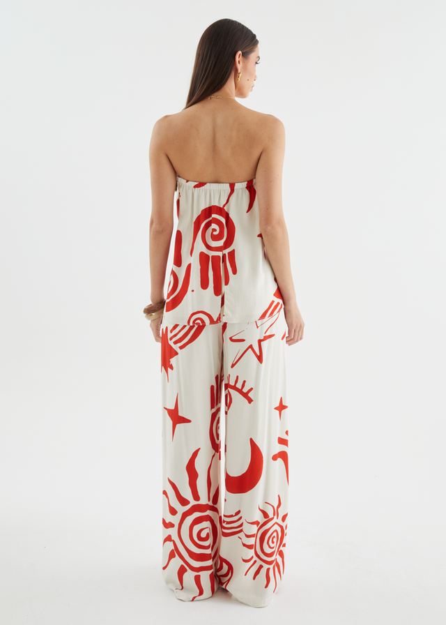 Sundial Set - Red Abstract