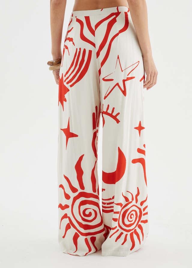 Sundial Set - Red Abstract