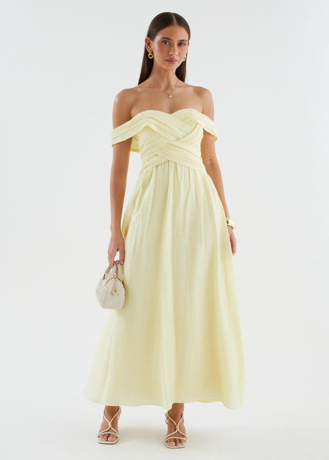 Dahlie Midi Dress - Yellow
