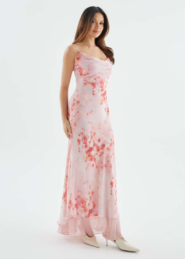 Marikah Maxi Dress - Blush Bloom
