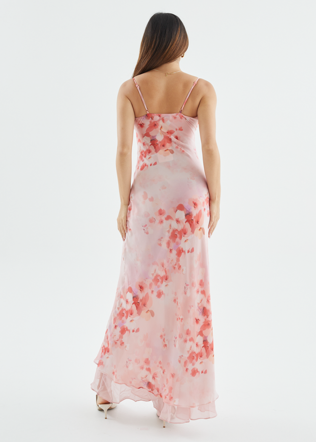 Marikah Maxi Dress - Blush Bloom