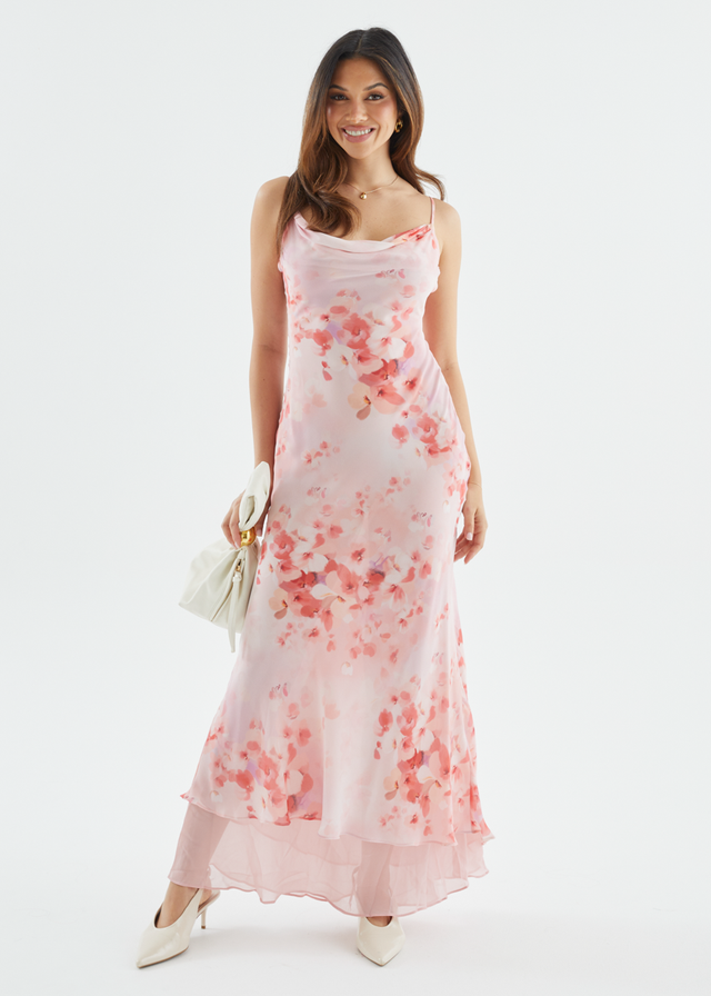Marikah Maxi Dress - Blush Bloom