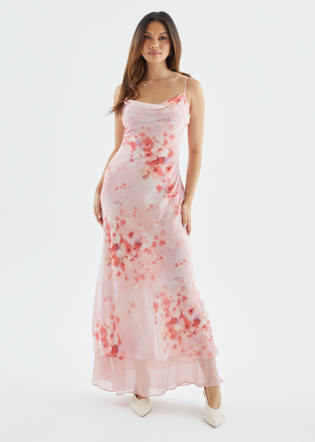 Marikah Maxi Dress - Blush Bloom