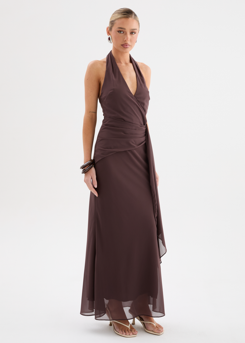 h&m a line maxi dress Ladies - Cream/Patterned Voluminous Maxi Dress - Size: XXL