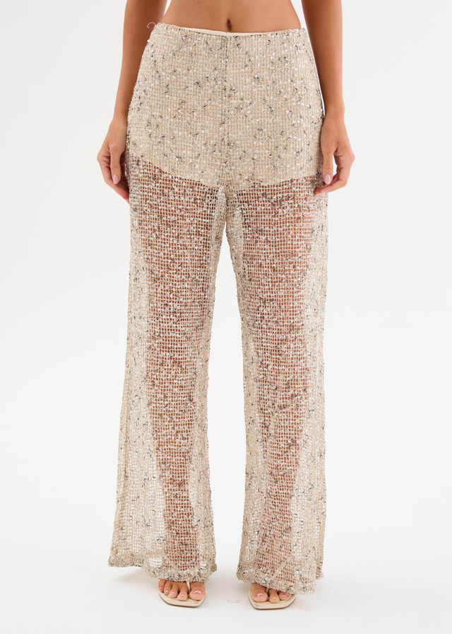 Rosangela Sequin Mesh Set - Moon