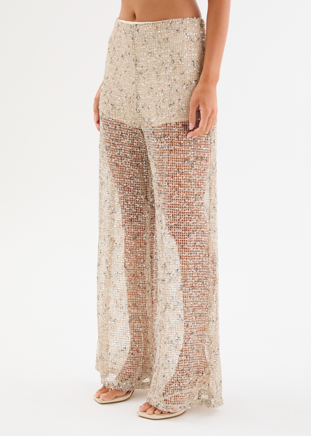 Rosangela Sequin Mesh Set - Moon
