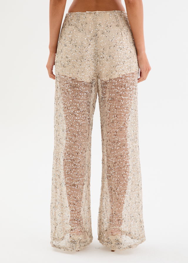 Rosangela Sequin Mesh Set - Moon