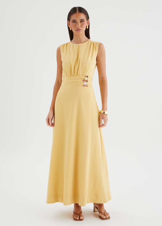 Martha Maxi Dress - Mustard
