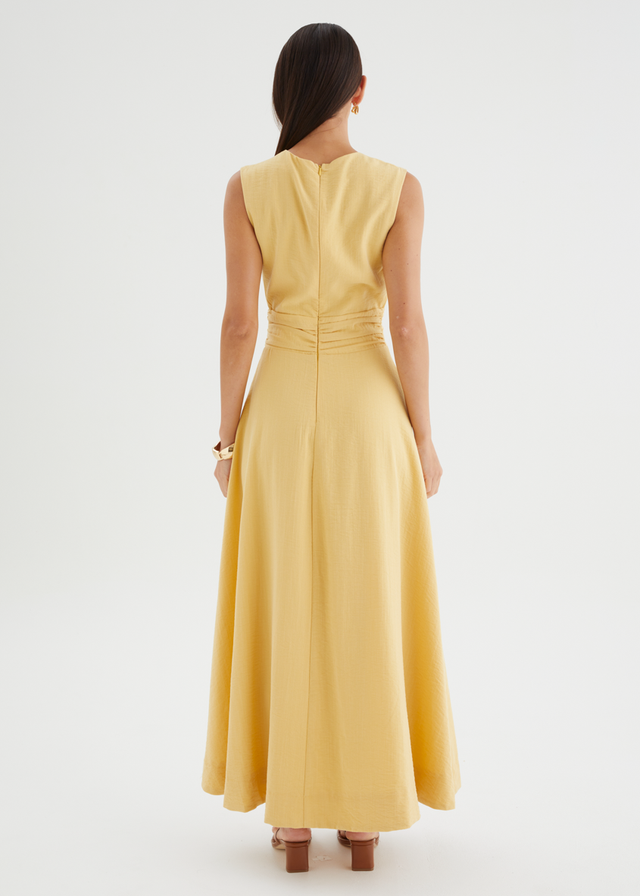 Martha Maxi Dress - Mustard