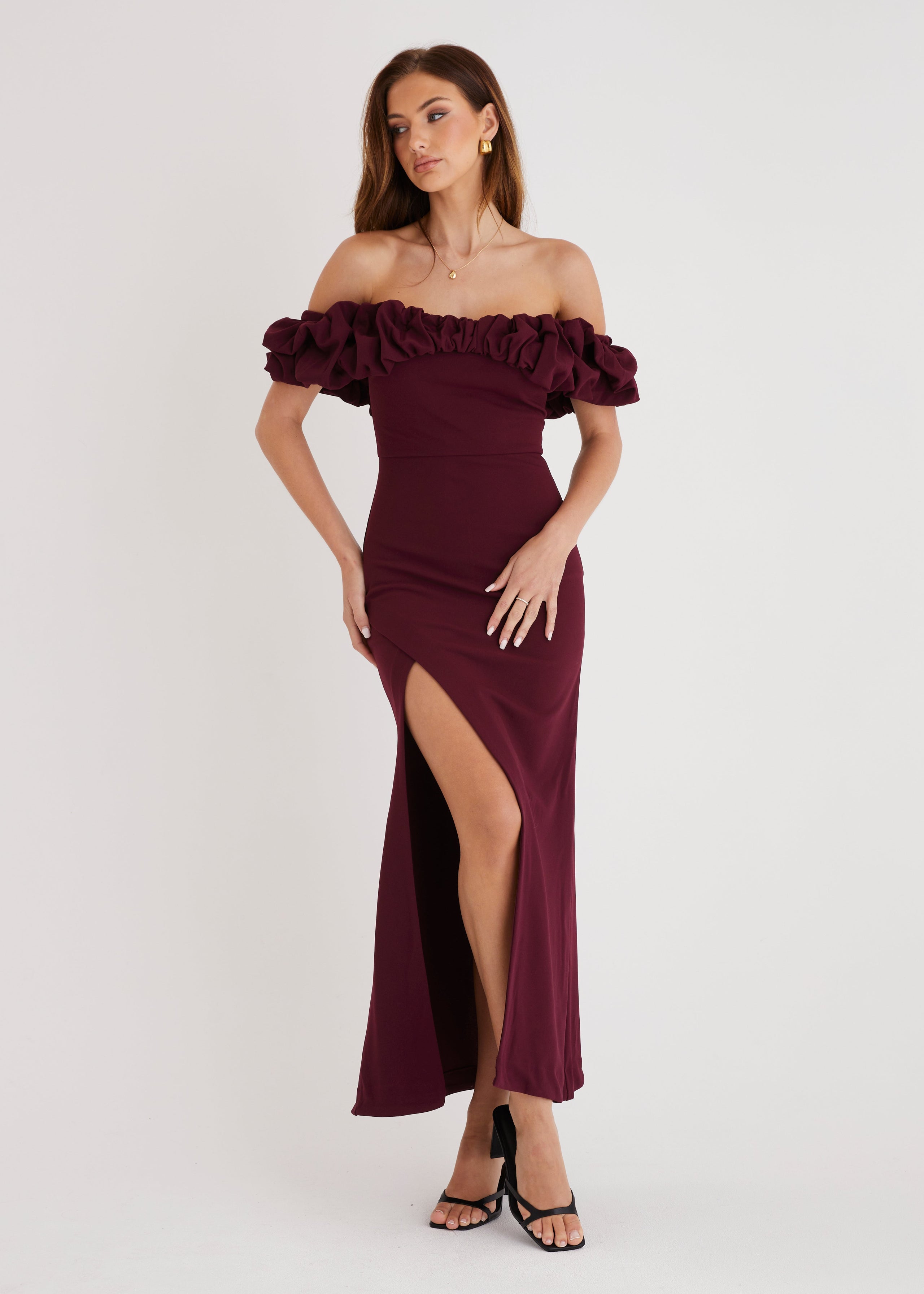 Rylee Off Shoulder Maxi Dress