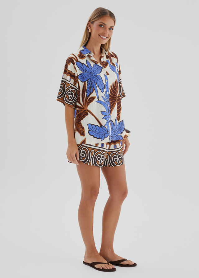 Keilani Set - Choc Blue Palm