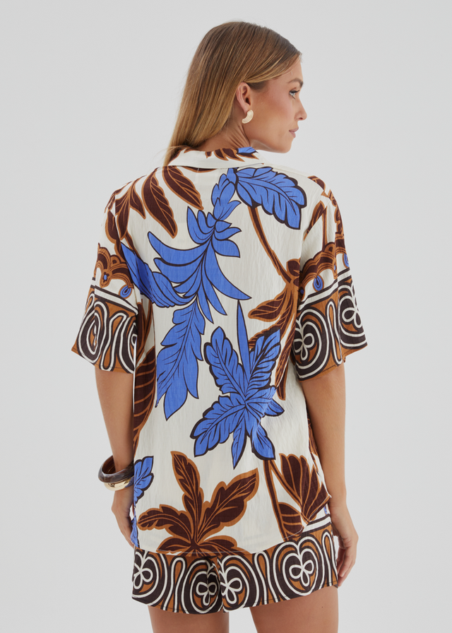 Keilani Set - Choc Blue Palm