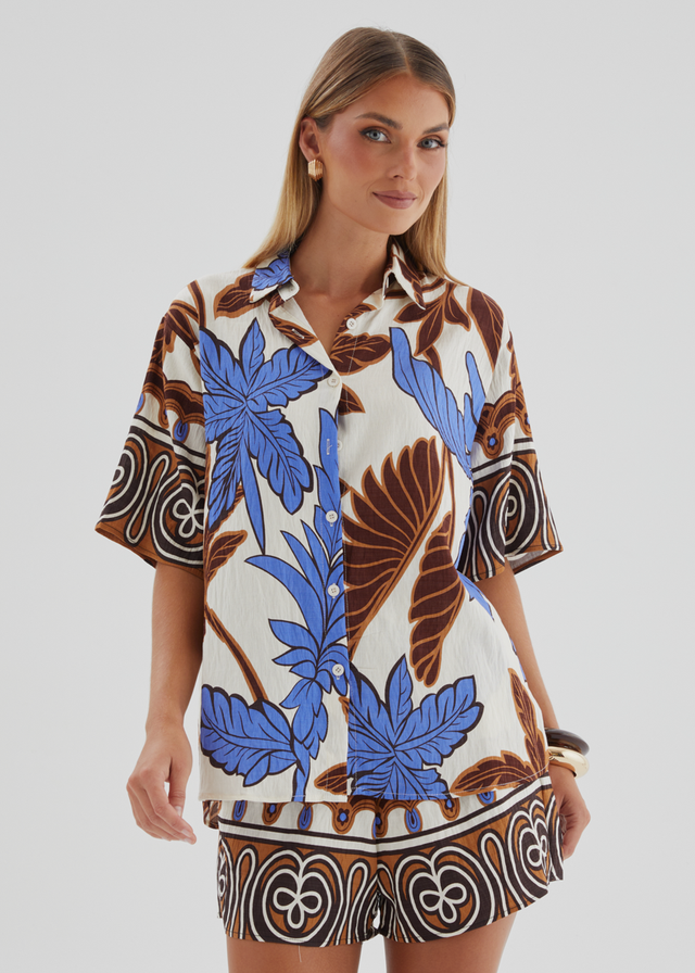 Keilani Set - Choc Blue Palm