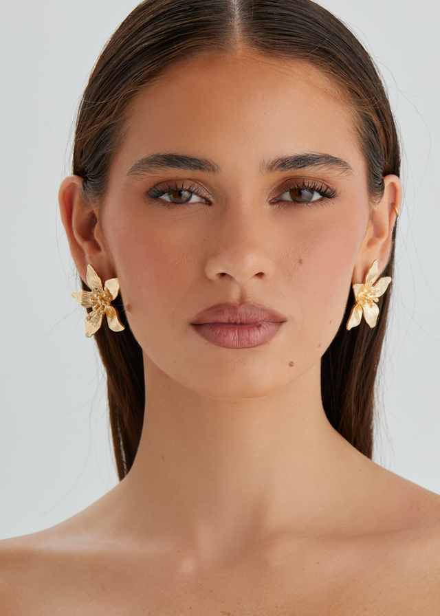 Floradora Earrings - Gold