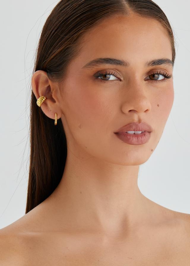 Pierre Earrings - Gold