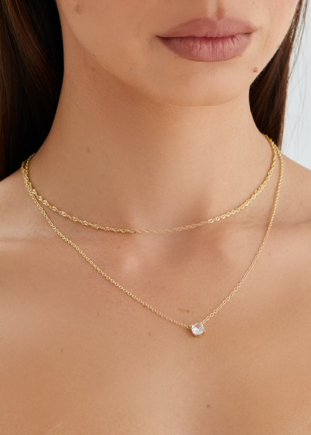 Lunar Necklace - Gold