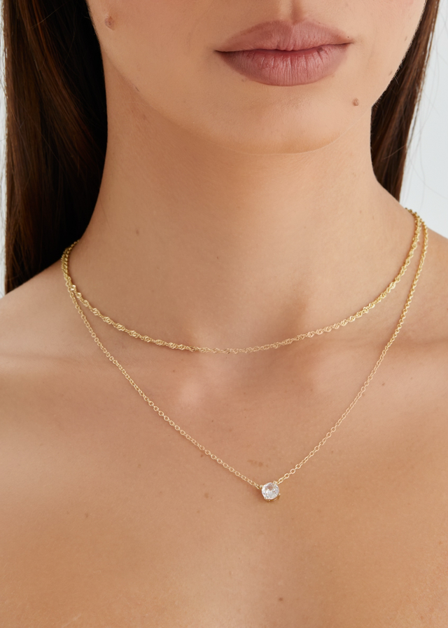 Lunar Necklace - Gold