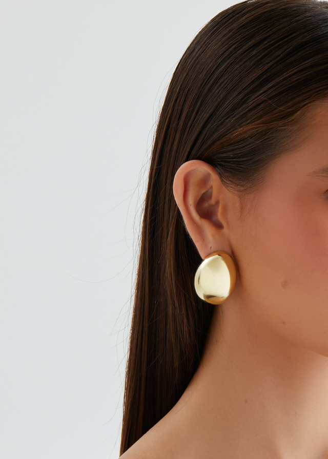 Lunette Earrings - Gold