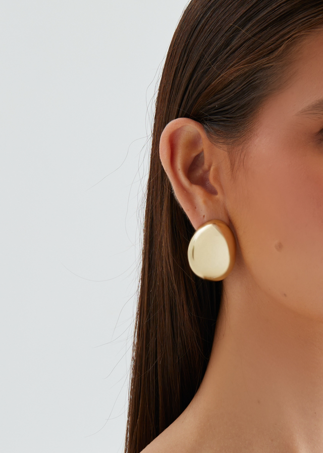 Lunette Earrings - Gold