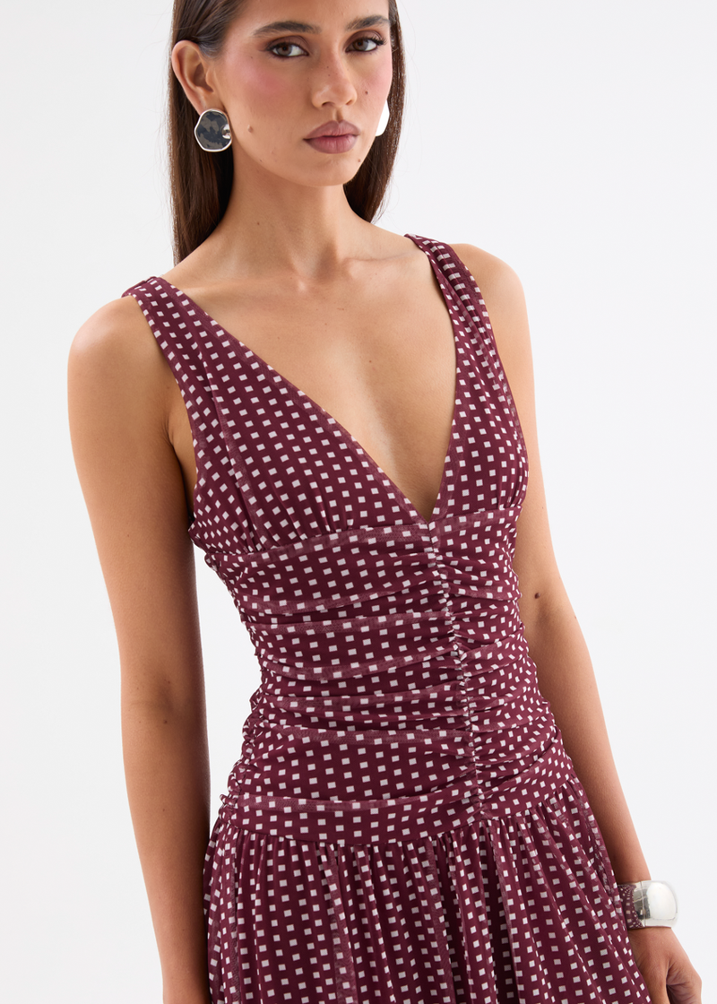 Cressida Mesh Maxi Dress