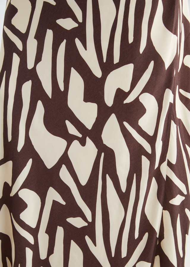 Vance Maxi Skirt - Choc Vanilla