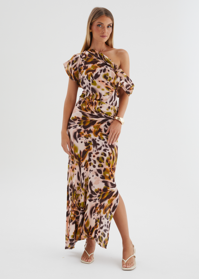 Ryda Drop Shoulder Midi Dress - Zendaya