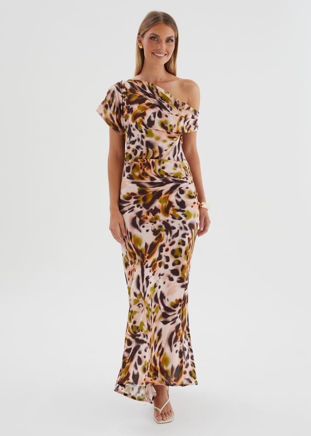 Ryda Drop Shoulder Midi Dress - Zendaya